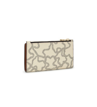 TOUS Carteira Flat Kaos Icon bege