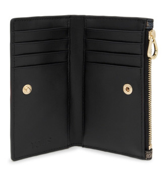 TOUS Carteira Flat Kaos Icon preta 