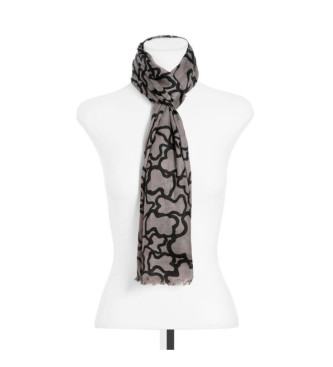 TOUS Kaos beige scarf