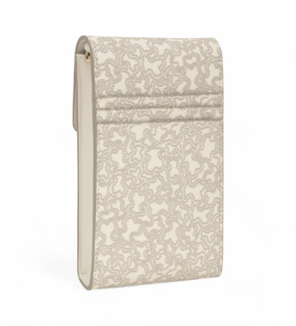 TOUS Golgante Handytasche Kaos Mini Lines beige