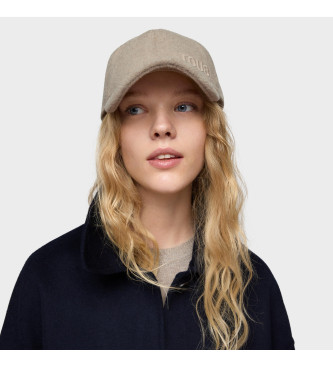 TOUS Casquette beige brode