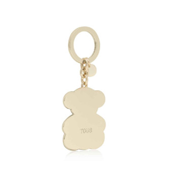 TOUS Bear Faceted Keyring Green