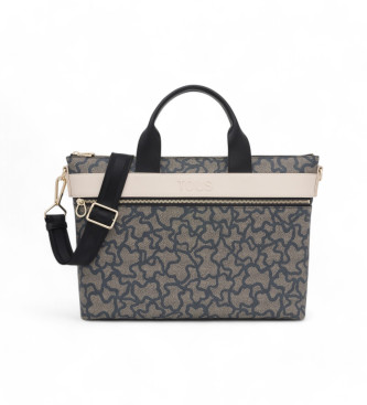 TOUS Kaos Incon grey briefcase