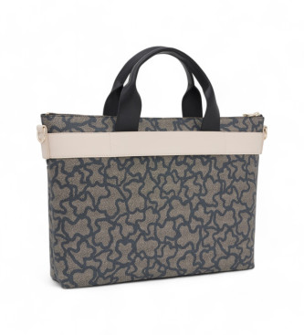 TOUS Kaos Incon grey briefcase