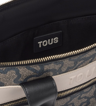 TOUS Kaos Incon grey briefcase