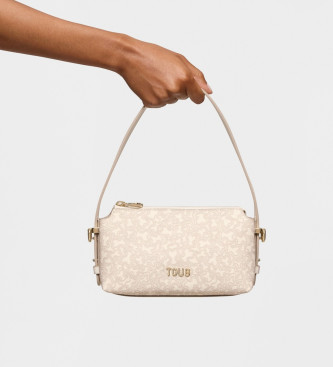 TOUS Kaos Mini Lines Mini Tasche beige grau