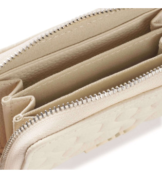 TOUS Bolsa Greta em pele bege