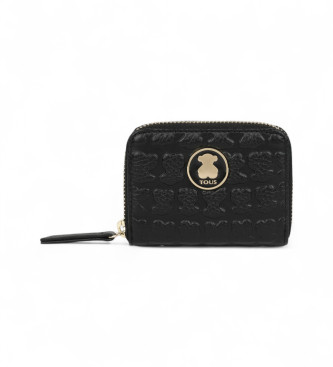 TOUS Monedero de piel M. Sherton Negro 