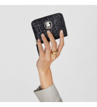 TOUS Monedero de piel M. Sherton Negro 
