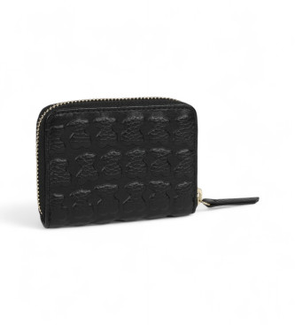 TOUS Monedero de piel M. Sherton Negro 