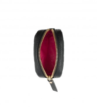 Tous Leather purse Sherton black -7x10x5cm