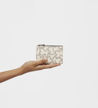 TOUS Kaos Icon beige coin purse-card holder