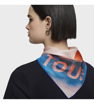 TOUS Tulip Stencil mutlicolor scarf