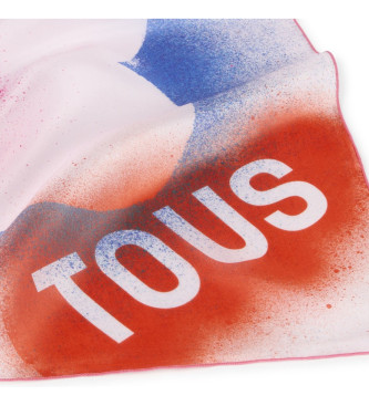 TOUS Flower Stencil mutlicolor scarf