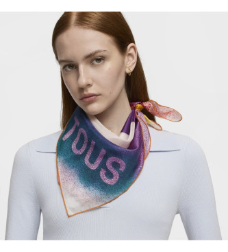 TOUS Scarf Heart Stencil multicoloured