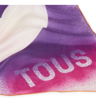 TOUS Scarf Heart Stencil flerfrgad