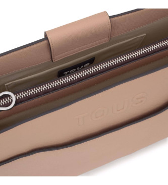 TOUS Shopper Medium Audree Saffiano taupe