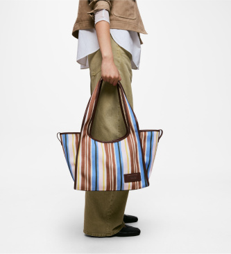 TOUS Bolso Shopper XL Summer Holid Canvas multicolor