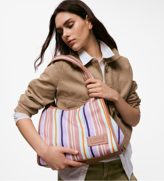 TOUS Bolso Shopper XL Summer Holid Canvas marrón