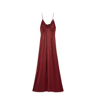Twinset Robe en dentelle bordeaux