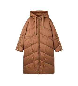 Twinset Casaco com Capuz marrom