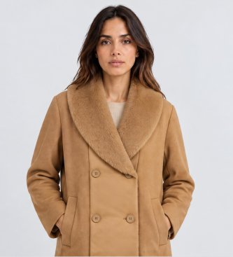 Twinset Casaco Spalmati castanho