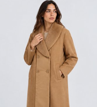 Twinset Casaco Spalmati castanho