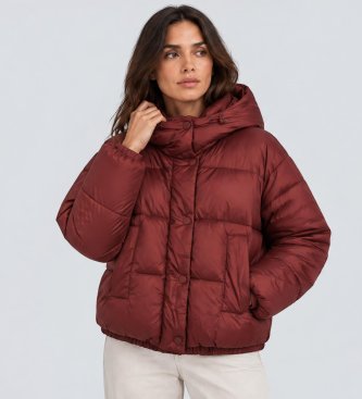 Twinset Casaco Staccabile grená
