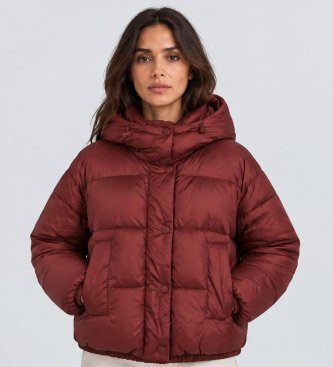 Twinset Casaco Staccabile grená