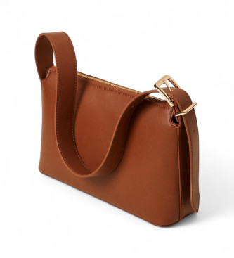 Twinset Borsa a tracolla con logo marrone