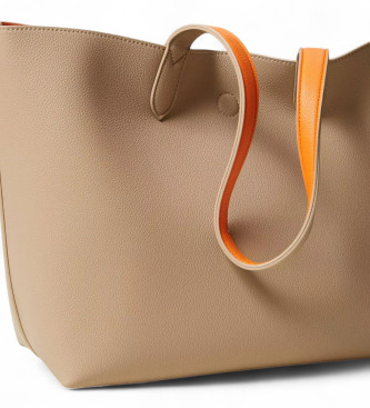 Twinset Sac cabas beige, orange