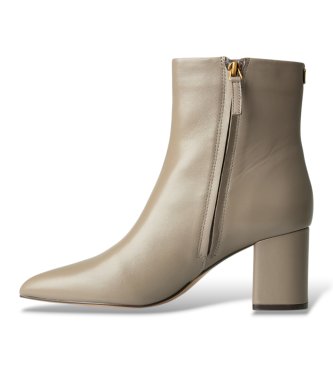 Twinset Stivaletti in pelle beige
