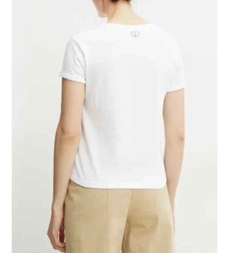 Twinset White logo T-shirt