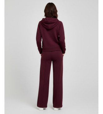 Twinset Tuta con logo viola