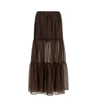 Twinset Bruine Coulisse rok