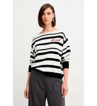 Twinset Barchetta jumper black, white