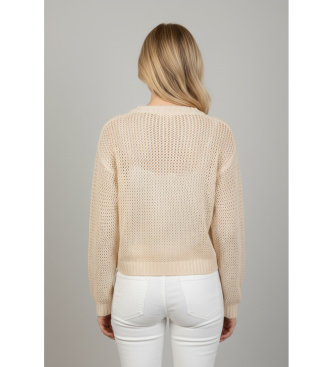 Twinset Camisola bege Ricamata