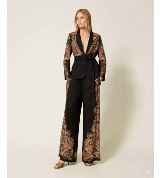 Twinset Palazzo-Hose schwarz