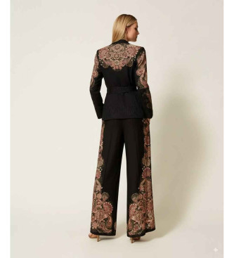 Twinset Palazzo-Hose schwarz