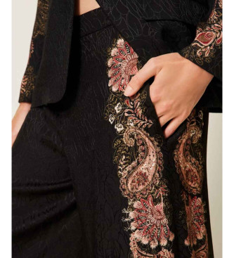 Twinset Palazzo-Hose schwarz