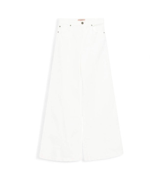 Twinset Pantalon large blanc