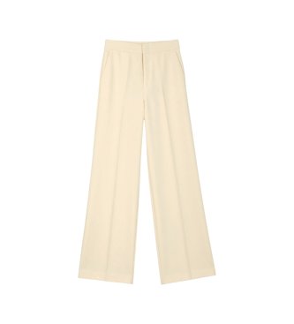 Twinset Gerade Hose aus Krepp in Beige