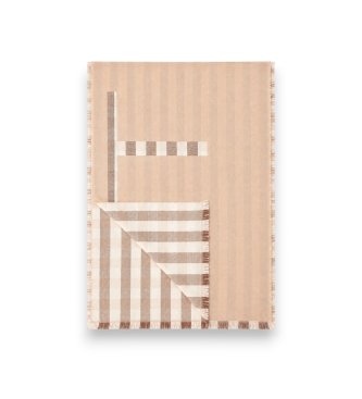 Twinset Foulard Jacquard Logo beige