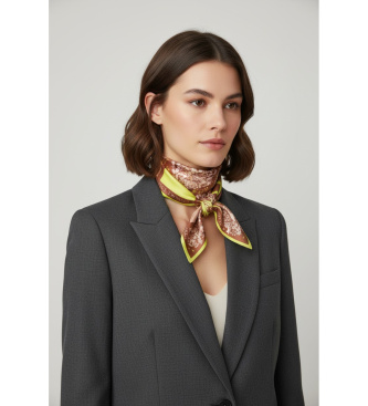 Twinset Foulard triangulaire multicolore