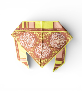 Twinset Foulard triangulaire multicolore