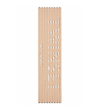 Twinset Foulard Jacquard Logo beige