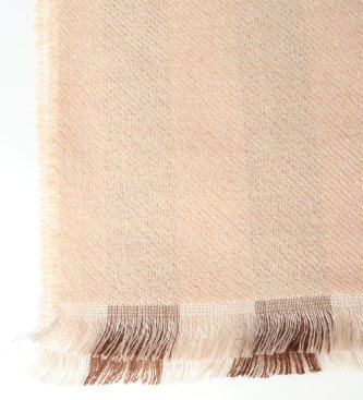 Twinset Foulard Jacquard Logo beige