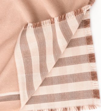 Twinset Foulard Jacquard Logo beige