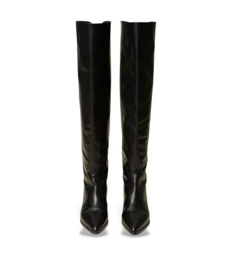 Twinset Botas mosqueteras de piel negro