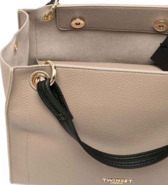 Twinset Borsa Tote media beige